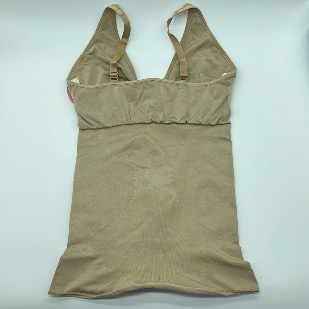 NWT SPANX Step Into Cami Slim Cognito With Removable Underwire Size Large Nude - Picture 2 of 10